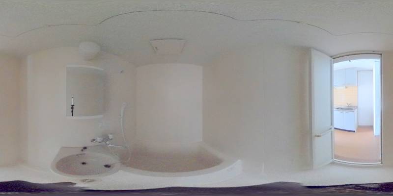 パノラマ画像バスルーム