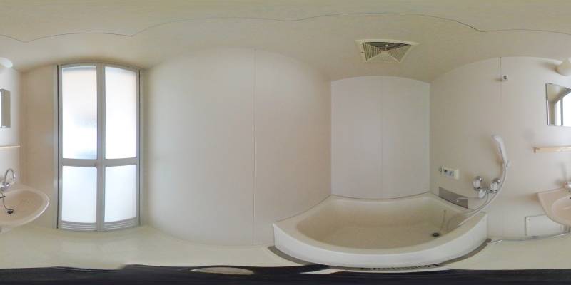 パノラマ画像バスルーム