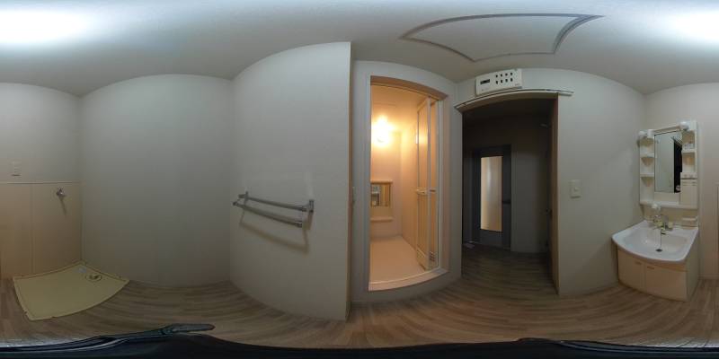 パノラマ画像洗面所