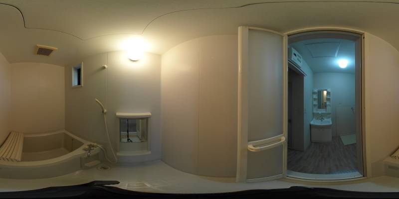 パノラマ画像バスルーム