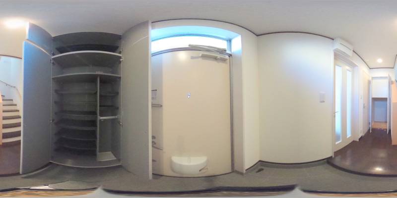 パノラマ画像玄関