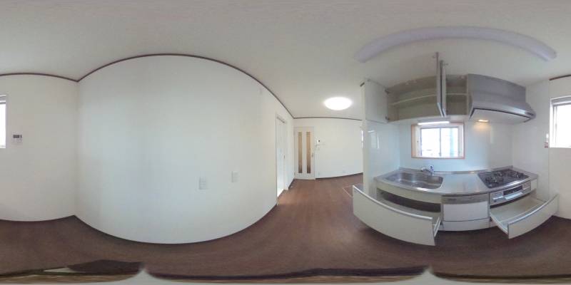 パノラマ画像キッチン