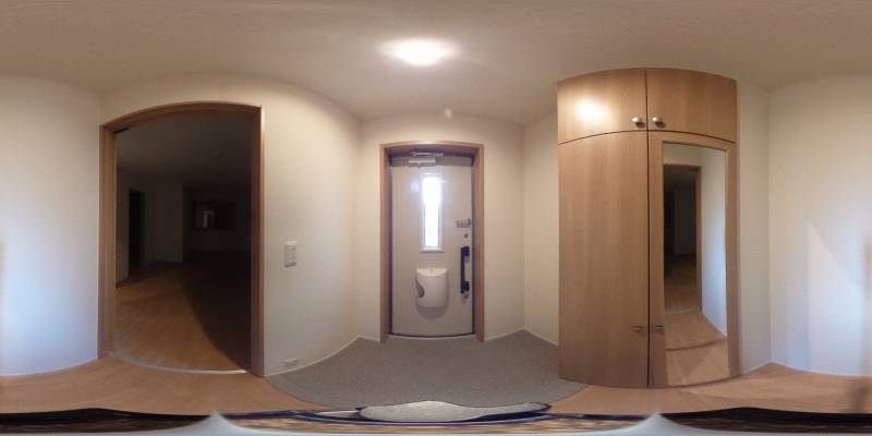 パノラマ画像玄関