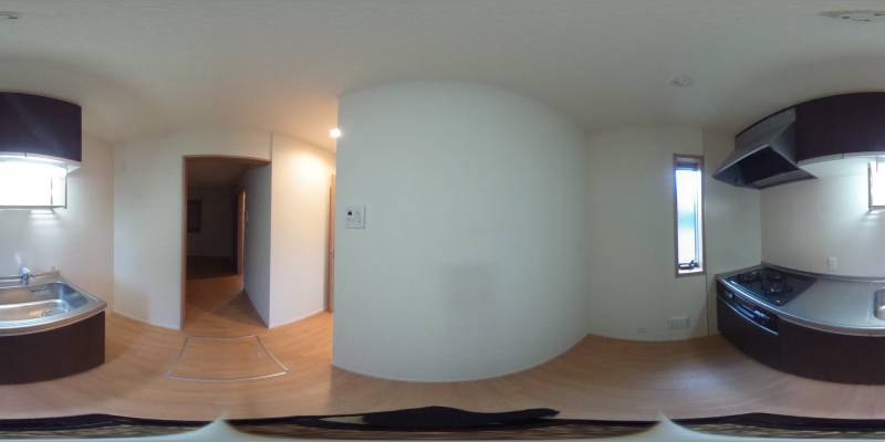 パノラマ画像キッチン