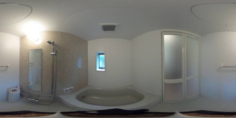 パノラマ画像バスルーム