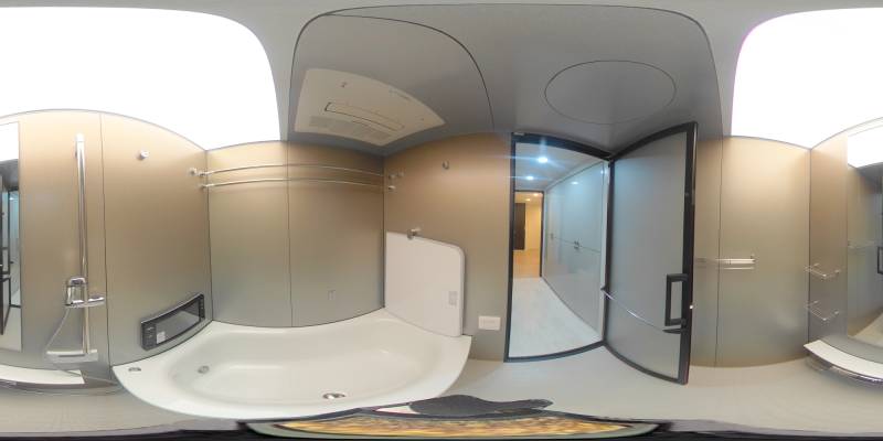 パノラマ画像バスルーム