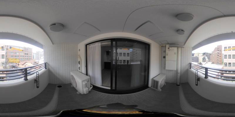 パノラマ画像バルコニー