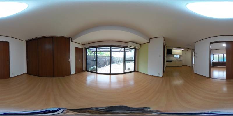 パノラマ画像リビング