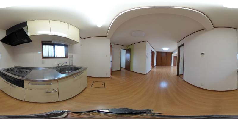 パノラマ画像キッチン