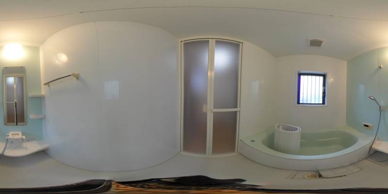 パノラマ画像バスルーム