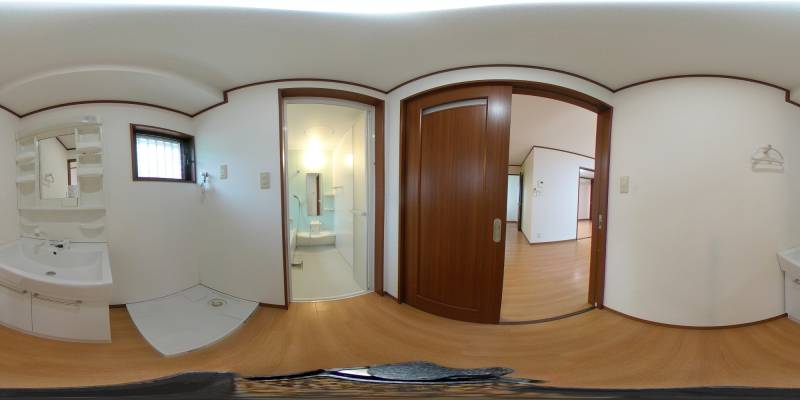 パノラマ画像洗面所