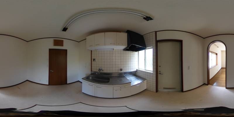 パノラマ画像キッチン