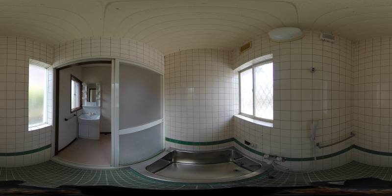 パノラマ画像バスルーム