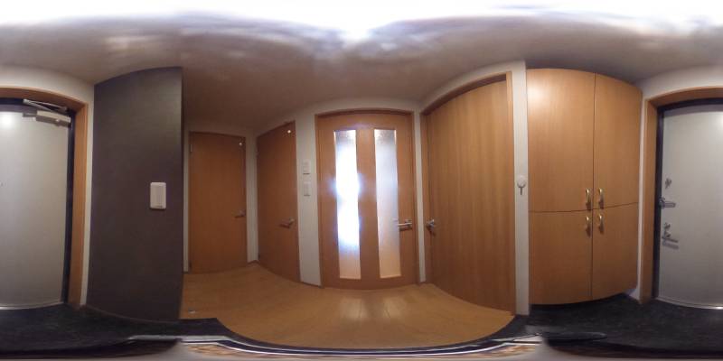 パノラマ画像玄関