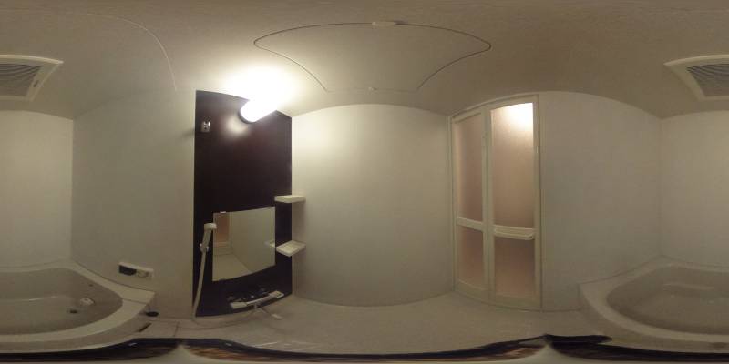 パノラマ画像バスルーム