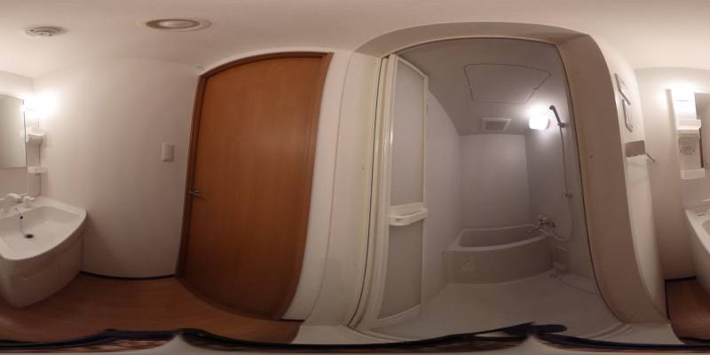 パノラマ画像バスルーム