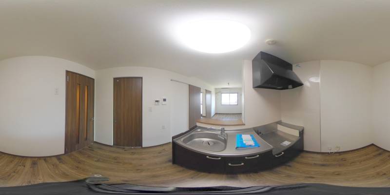 パノラマ画像キッチン