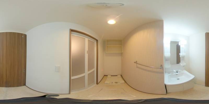 パノラマ画像洗面所