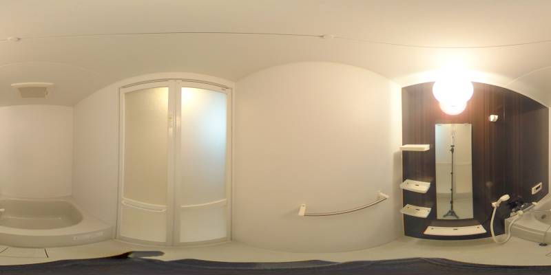 パノラマ画像バスルーム