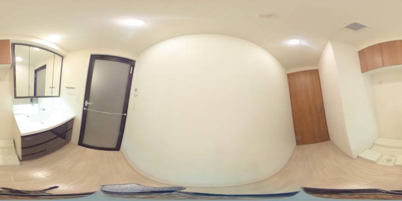 パノラマ画像洗面所