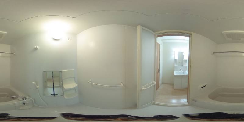 パノラマ画像バスルーム