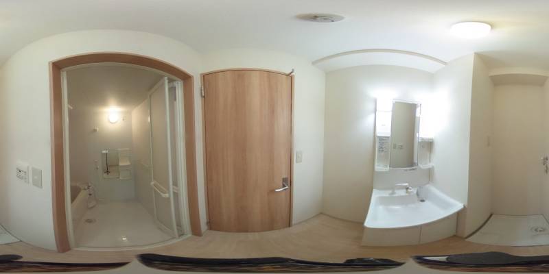 パノラマ画像洗面所