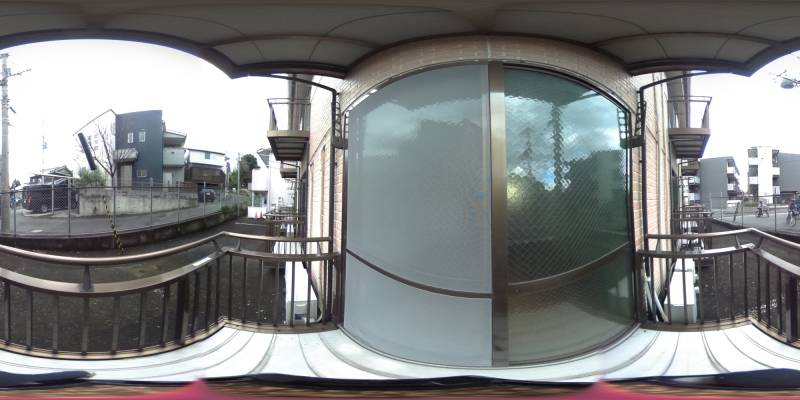 パノラマ画像バルコニー