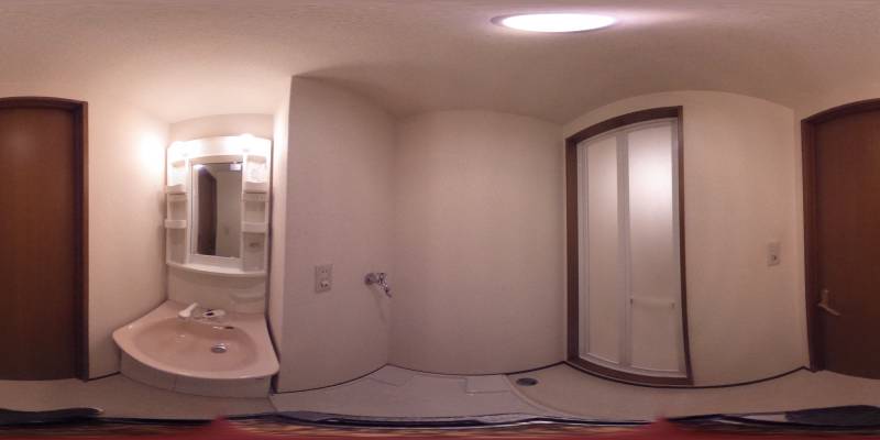 パノラマ画像洗面所