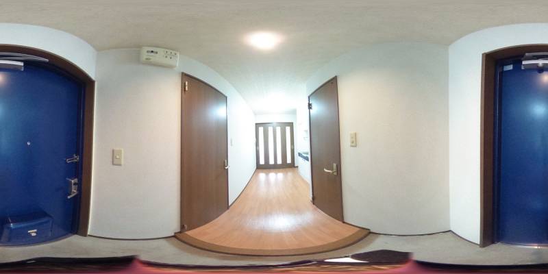 パノラマ画像玄関