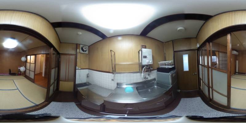 パノラマ画像キッチン