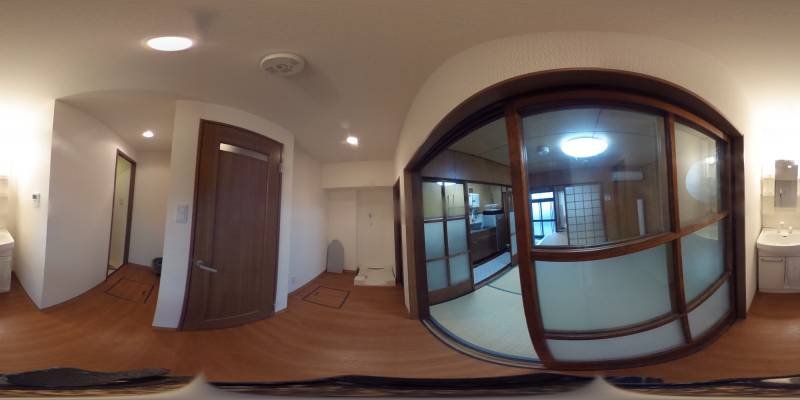 パノラマ画像洗面所