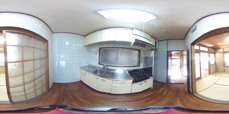パノラマ画像キッチン