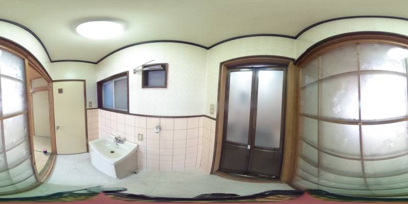 パノラマ画像洗面所