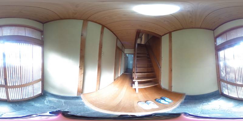 パノラマ画像玄関