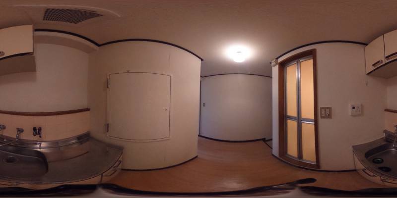 パノラマ画像キッチン