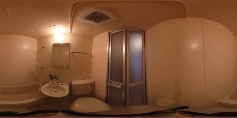 パノラマ画像バスルーム