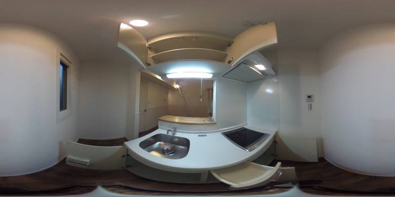 パノラマ画像キッチン