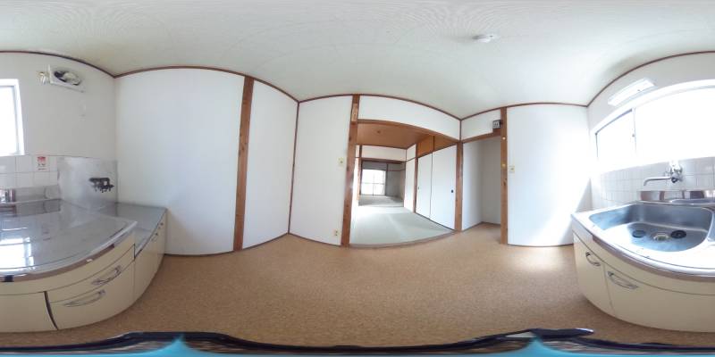 パノラマ画像キッチン