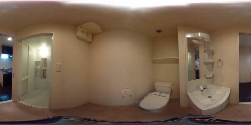 パノラマ画像洗面所