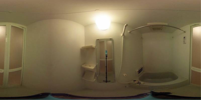 パノラマ画像バスルーム