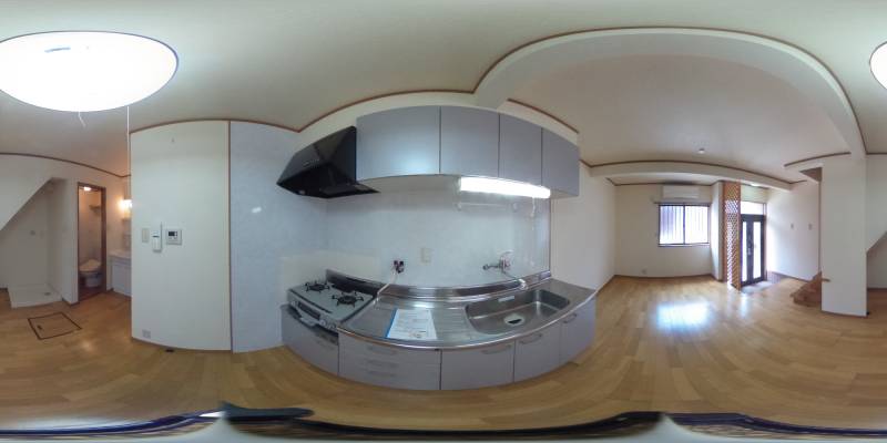 パノラマ画像キッチン