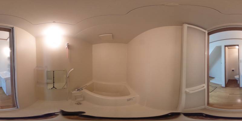 パノラマ画像バスルーム