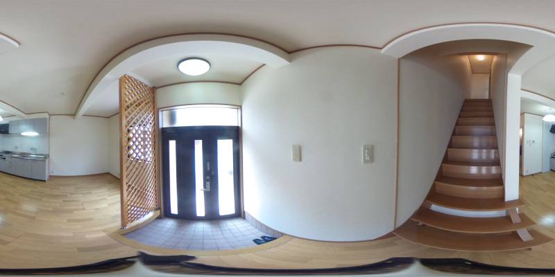 パノラマ画像玄関