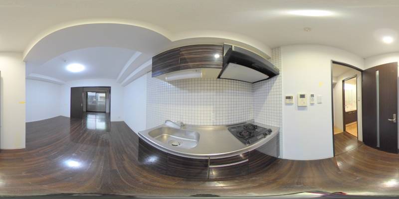 パノラマ画像キッチン