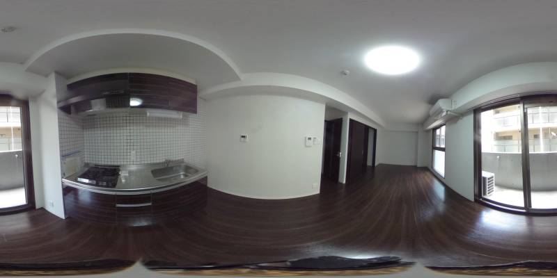 パノラマ画像キッチン