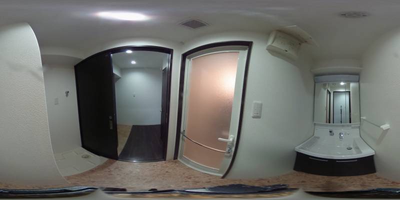 パノラマ画像洗面所