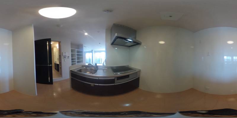 パノラマ画像キッチン