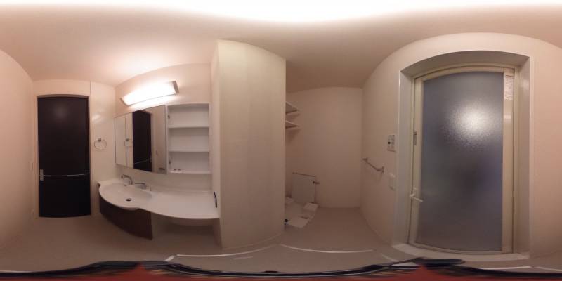 パノラマ画像洗面所