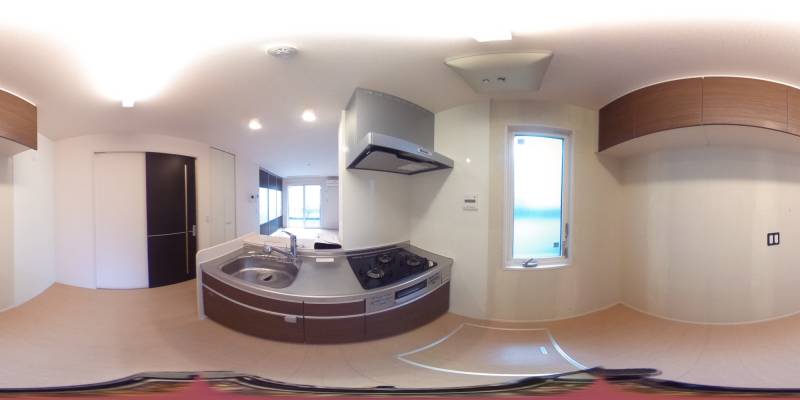 パノラマ画像キッチン