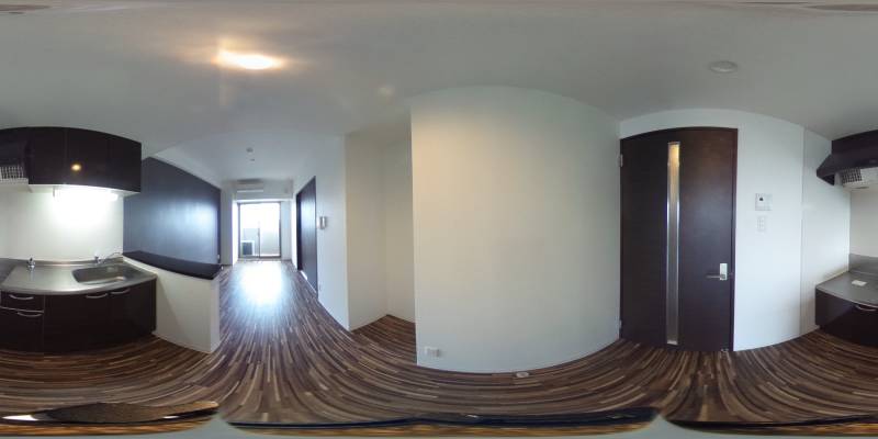 パノラマ画像キッチン